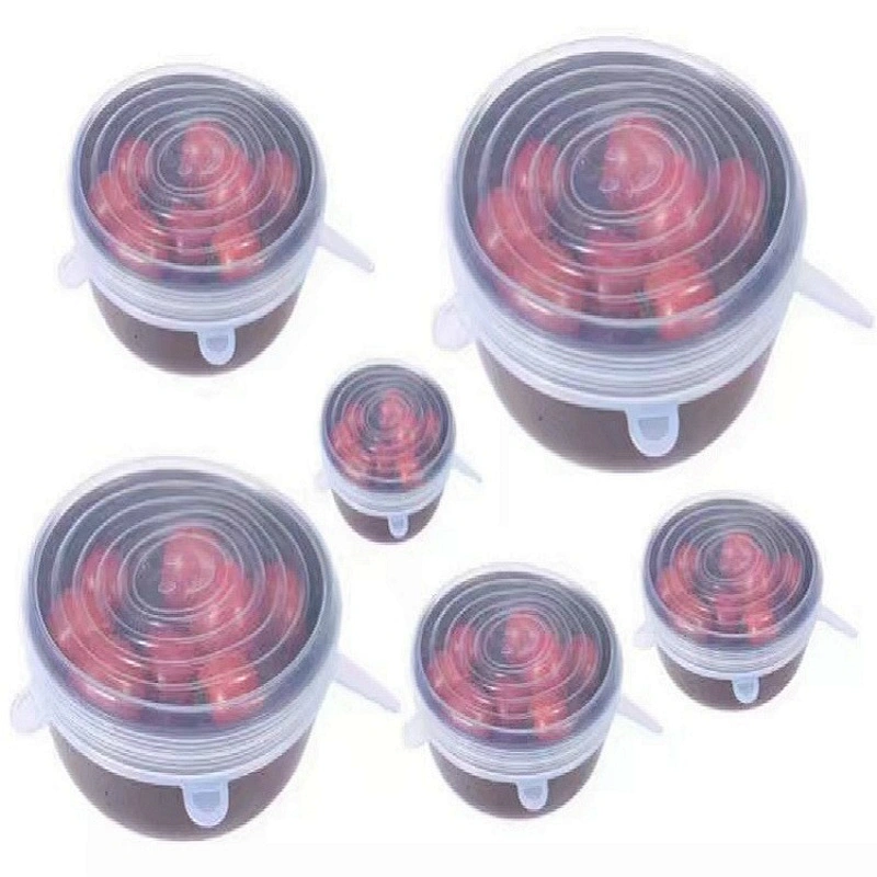 September Sale Factory Supply silicone stretch cover for fruit bowl rubber seal food container glass menu price list