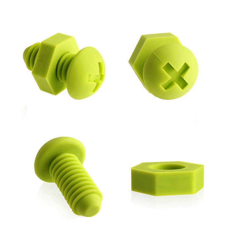High Quality Threaded Rubber Craft Wine Bottle Screw Caps Base Seal Plug