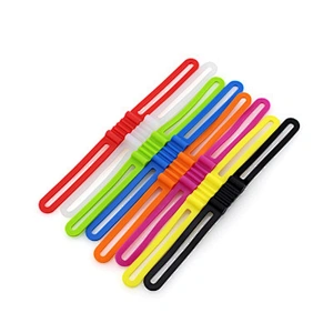 Bike Bicycle Silicone Elastic Band Elastic Strap Bandage Flashlight Mount Holder