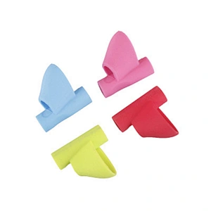 Hot sale discount new transparent silicon pen pencil grips