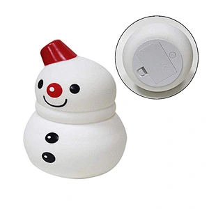 Christmas Snowman Rechargeable LED Silicone Multi Color Lamp Decoration Lighting