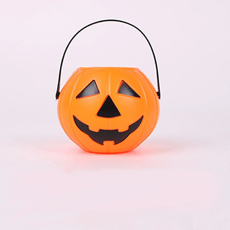 Halloween Pumpkin Buckets Trick or Treat Candy Holder