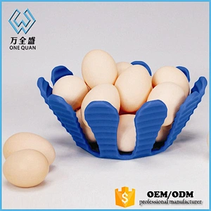 Silicone Collapsible Bowls - Reusable Folding Plate Bowl Fruit Dish Snacks Nut Dish Candy Tray