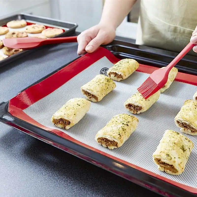 Factory promotional gifts christmas silicone rubber baking Non stick set cheap price