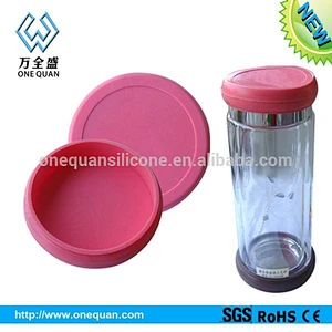 Factory wholesale reusable food-grade silicone cup saucer coffee cup saucer