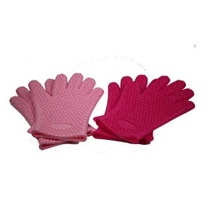 Factory price non-stick kitchen cooking heat resistant silicone gloves dish washing for cooking