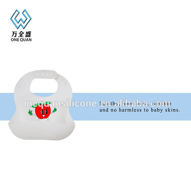 New Design Cute Water[roof Silicone Baby Bibs Food Grade Safety Baby Bibs