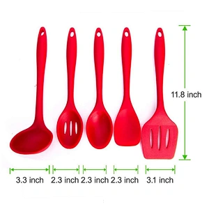 High Quality 100% Food Grade Silicone Kitchen Utensils Tools