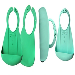 New products  waterproof silicone bandana blank baby bibs wholesale silicone baby bibs