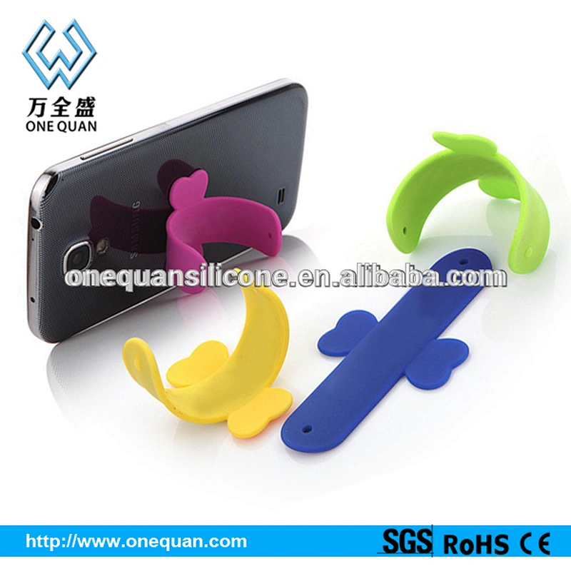 New 100% eco-friendly silicone touch U mobile/cell/smart phone stand