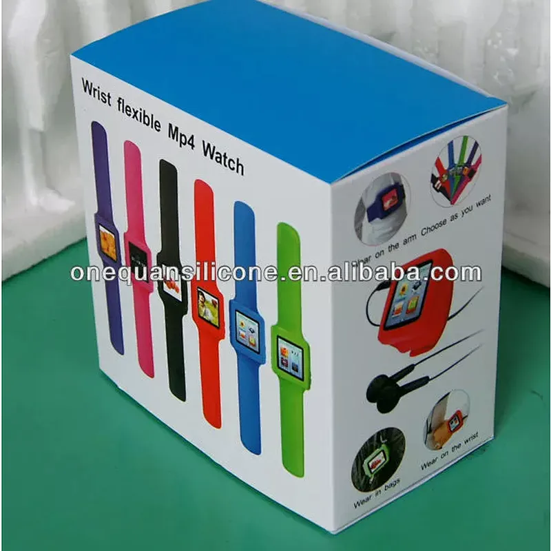 Fashion Digital Silicone Slap MP4 Watch, Cheap MP4 Watch