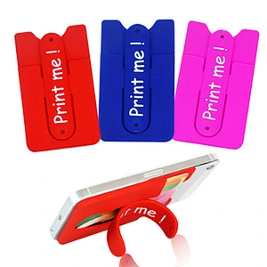 New Hot Best selling silicone mobile phone cell phone case stand with card holder