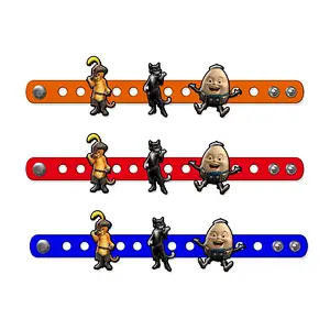 Factory Wholesale Silicone Wristband With Charm Bracelets