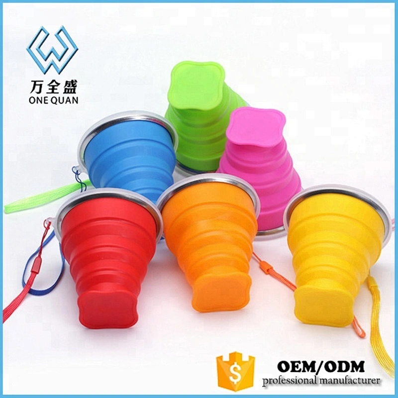Outdoor Foldable Coffee Cup / Silicone Drinking Cup / Collapsible Travel Mugs