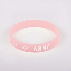 Promotional kids slim custom power color change silicone bracelet