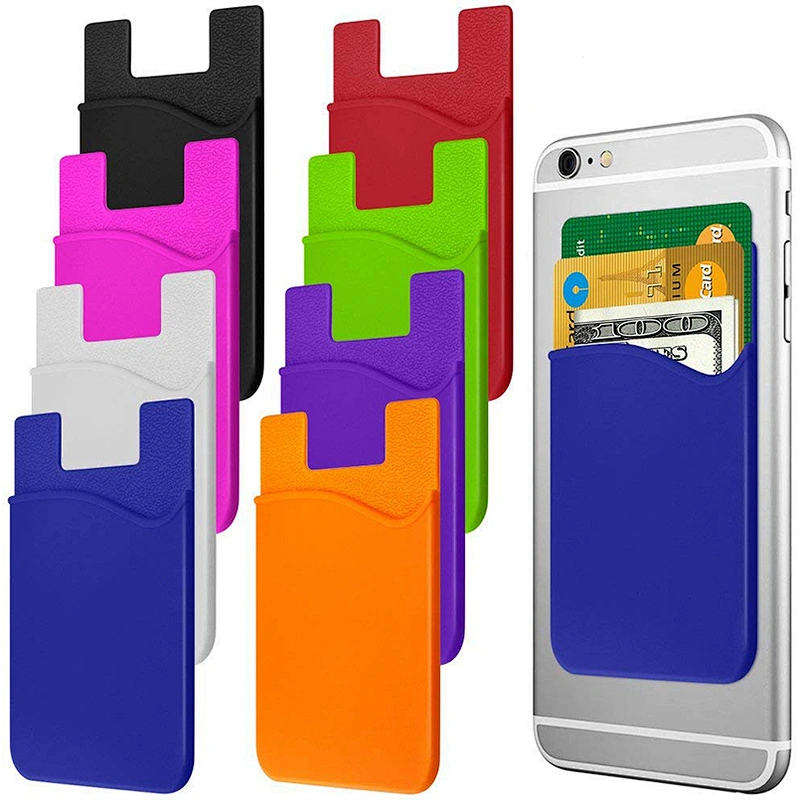 3M Phone Card Holder Silicone Card Keeper Wallet for iPhone