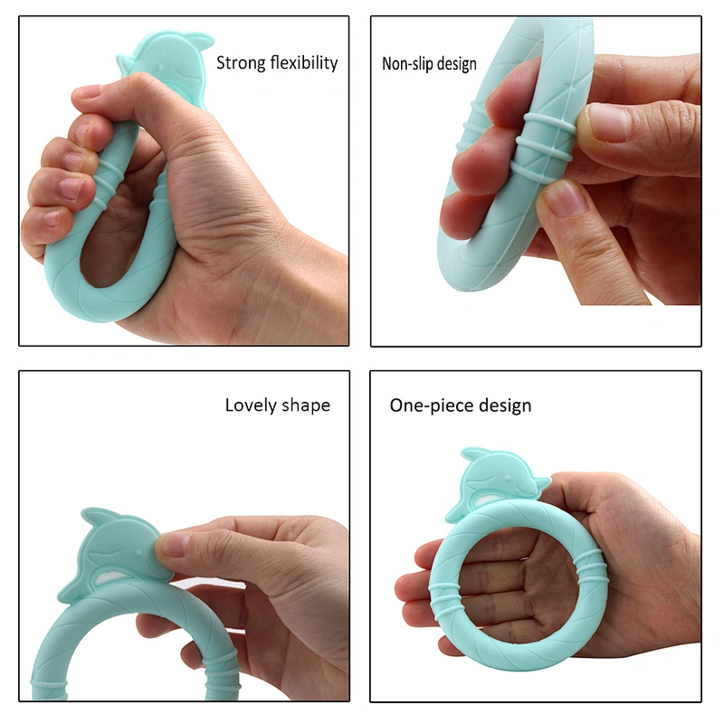 Hot Sale silicone teether mold making fruit bib with wholesale price