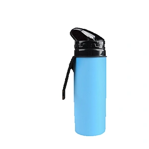 600ml Foldable Silicone Outdoor Sport Water Bottle