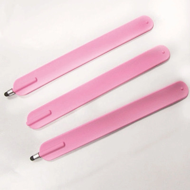 Silicone stylus pen silicone slap bracelet for capacitive screen