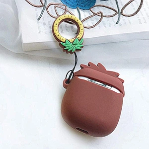 Pineapple Silicone Earbud Case  Cute Case Cover for Airpods