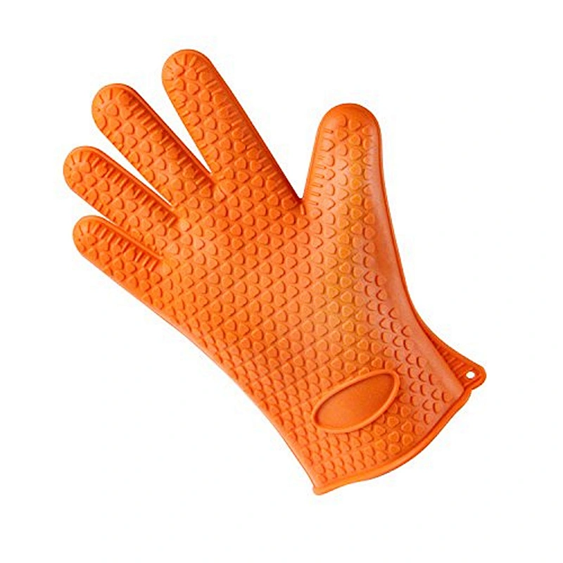 BBQ Silicone Anti Scald Gloves Kitchen Heat Resistant Silicone Gloves