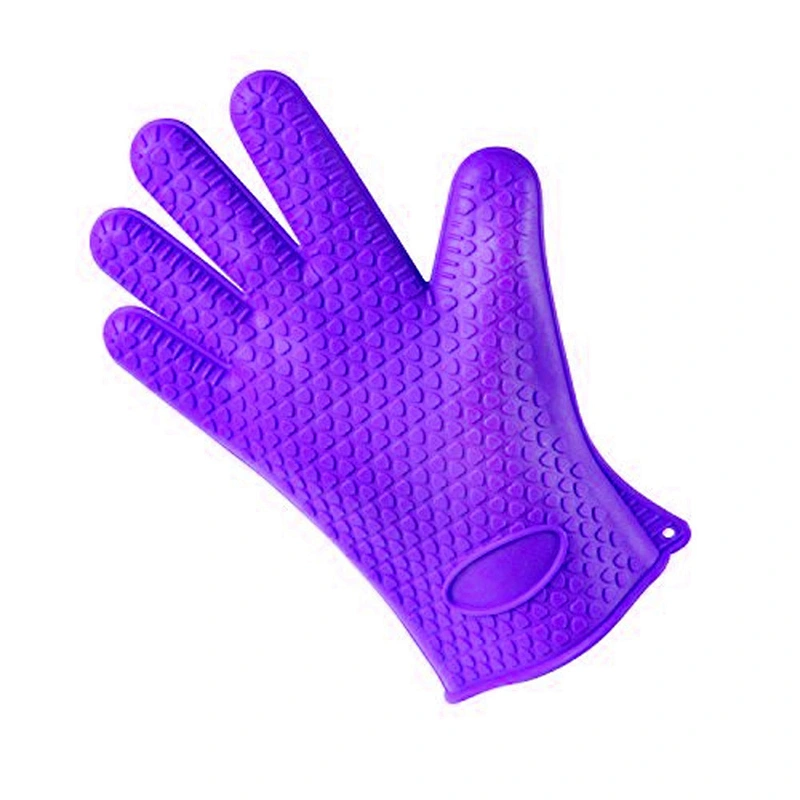 BBQ Silicone Anti Scald Gloves Kitchen Heat Resistant Silicone Gloves