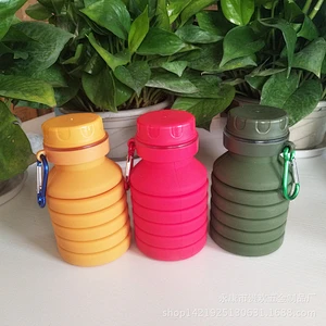 foldable silicone water bottle
