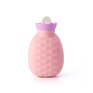 Hot Water Bottle Hot Water Bag Water Injection Pineapple Shape Heating Bag 200ML Coldproof Winter Warming Hand Explosion-Proof