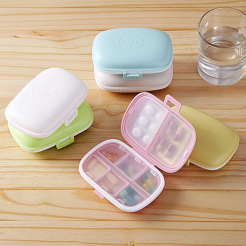 Moisture Proof Pill Organizer Boxwith 8 Compartments for Travel
