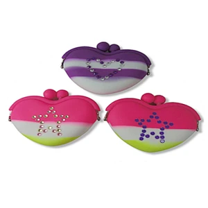 2015 factory wholesale cute silicone kids purse kids Bags