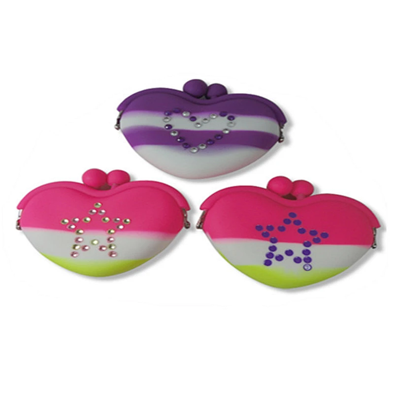 2015 factory wholesale cute silicone kids purse kids Bags