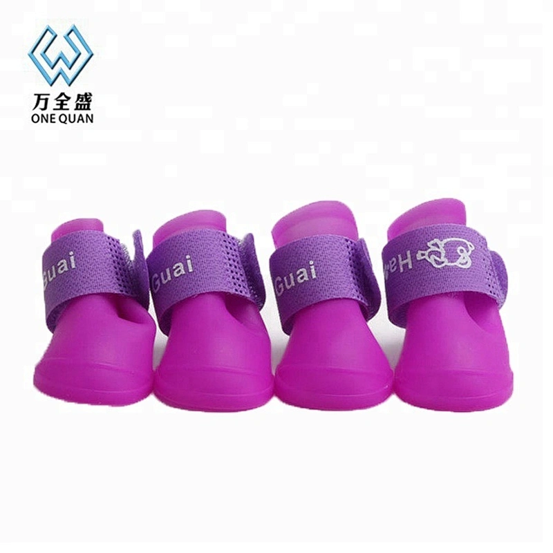Durable And Comfortable Waterproof Pet Shoe Silicone Dog Shoe Rubber Dog Toy shoes