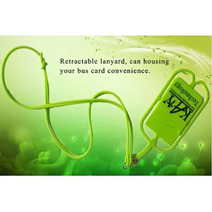 Wholesale Silicone Card Holder With Mobile Lanyard/mobile Lanyard/silicone Phone Lanyard