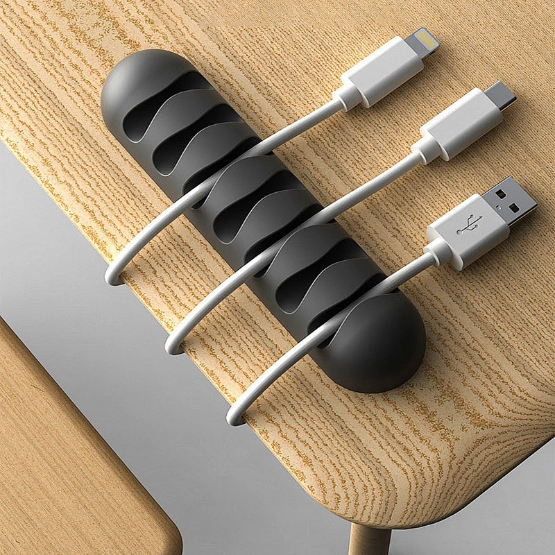 Adhesive Silicone Cable Holders Desk Wire Management Clips Wire Holder