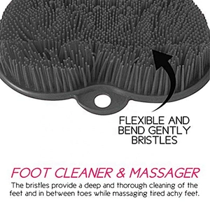 Silicone Shower Foot Massage Scrubber  Cleaner
