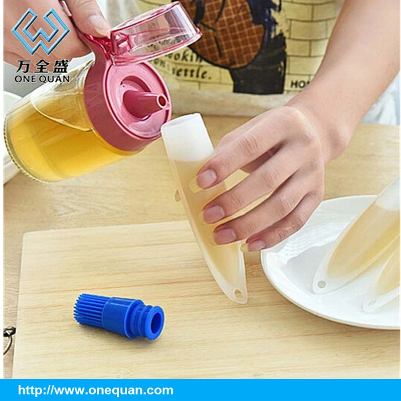 Custom Silicone Oil Baking Brush/bottle Cleaning Brush