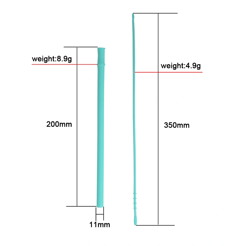 FDA approved silicone straws long flexible drinking kids with cheapest price