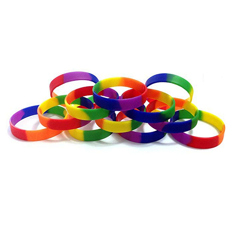 Inspirational Custom logo Silicone Wristband Sports