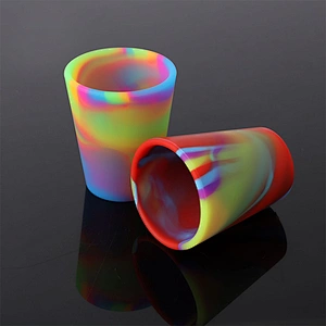 Cheap Factory Price silicone coffee cup 550ml plastic water bottle sport drinking with handle prices