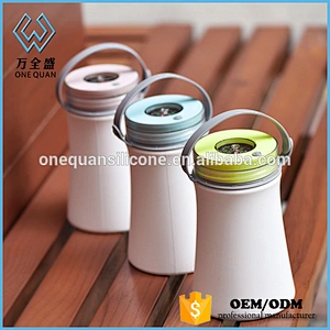 Portable Outside Waterproof Silicon Led Lamp With Compass