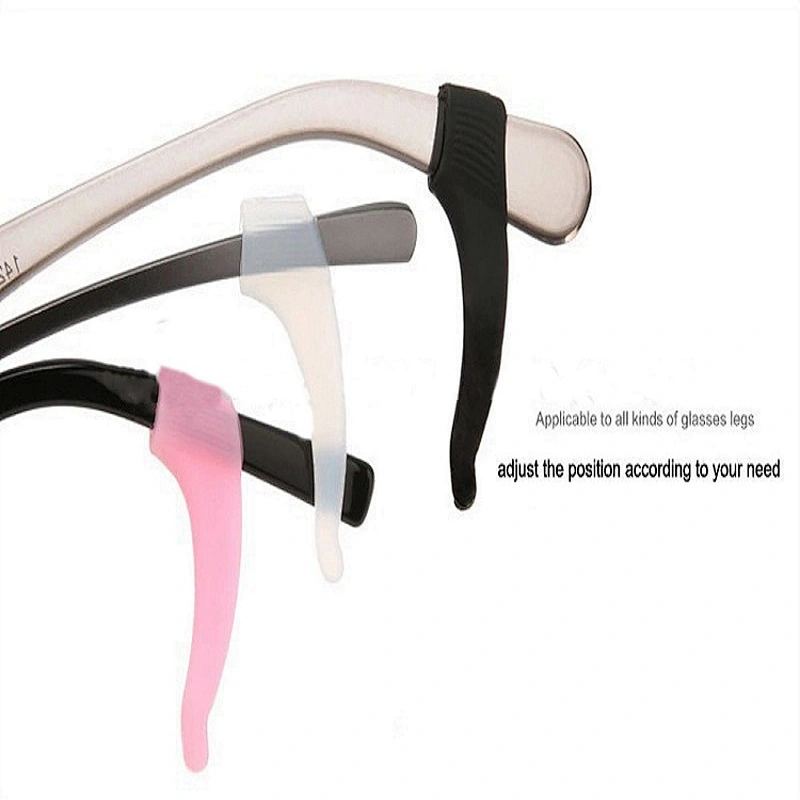 36mm wholesale adjustable silicone eyewear retainers sunglass strap silicone video glasses ear hook