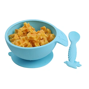 Silicone Baby Bowls Set with Guaranteed Suction and Spoon | UpwardBaby | for Babies Kids Toddlers