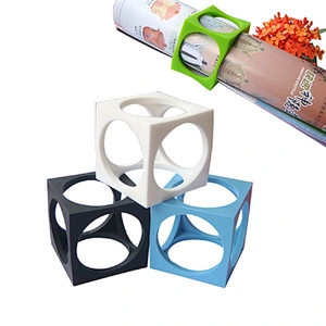 new products custom printed colored thick rubber bands in 3d cube shape