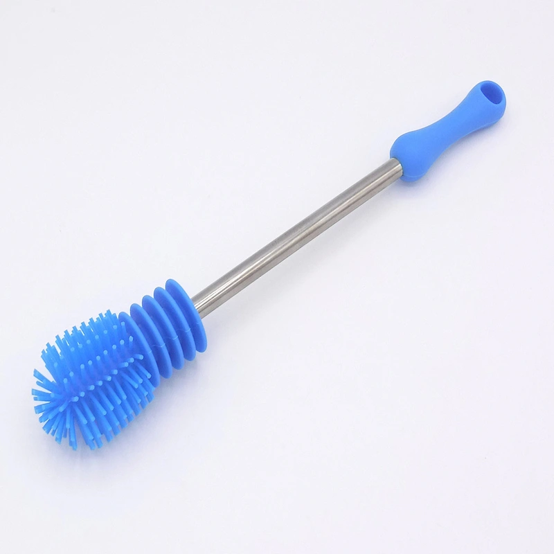 New Type BPA Free Baby Feeding Bottle Brush Red Handle Bottle Cleaner