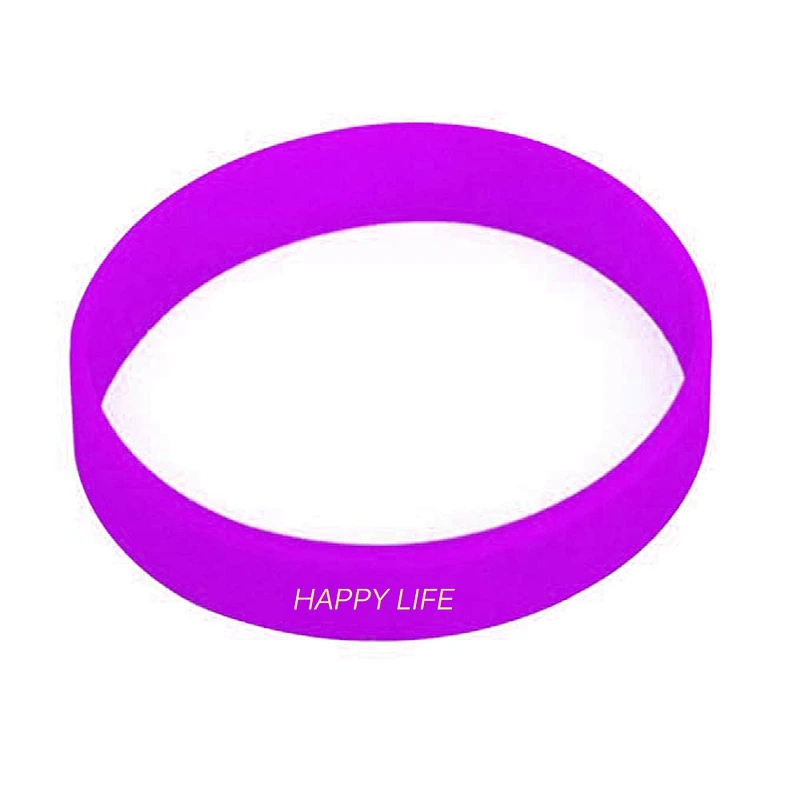 Inspirational Custom logo Silicone Wristband Sports