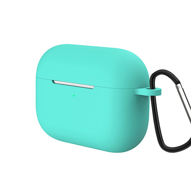 Portable Case Full Protective Drop Proof Silicone Case Cover with Keychain Compatible  Anker Liberty Air True-Wireless Earphones
