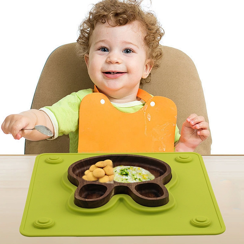 Silicone Non Slip Placemat for Kids Baby Toddlers,Easy to Clean