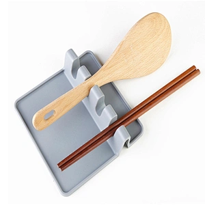 Food Grade Silicone Spoon and Fork Holder  Kitchen Utensil