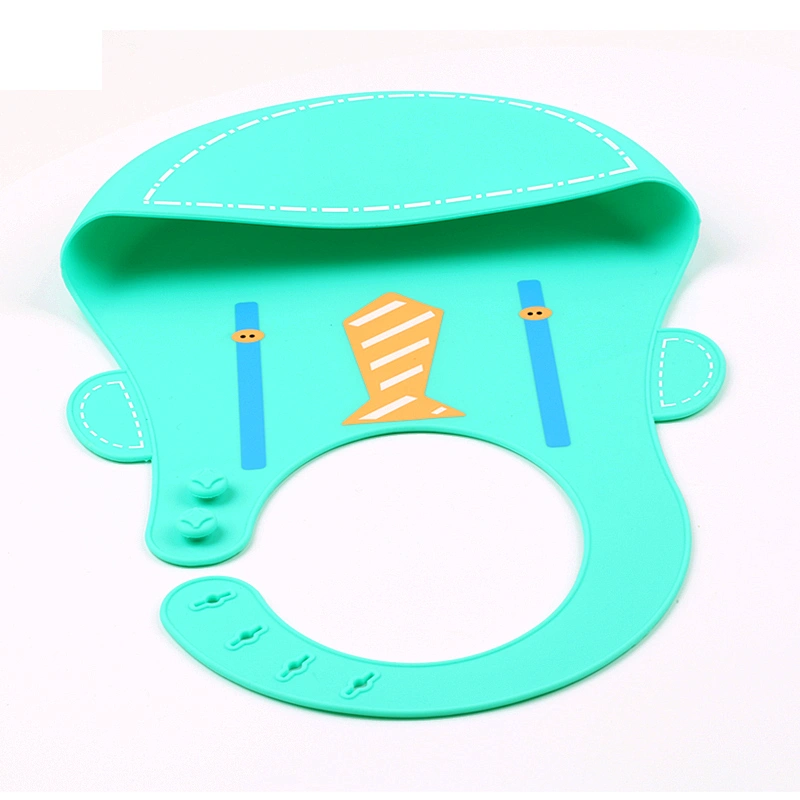 30 X21 cm Silicone High Quality Baby Bib Teething Bandana