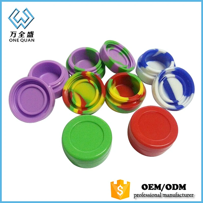 silicone container for wax oil